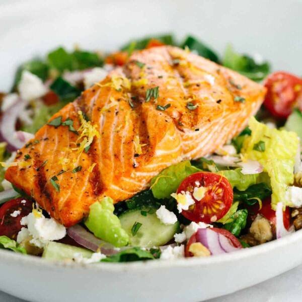 Salad Baked Salmon Salad